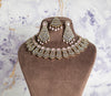 Elegant Pink Color AD Necklace Set