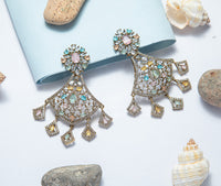 Sparkling Multi Color AD Necklace Set