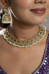 Trendy Grey Color Necklace Set