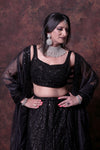 Black Sequence Lehenga Choli