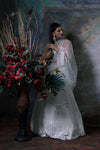 White Sequence Lehenga Choli with Dupatta.