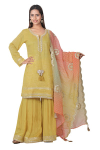 Gharara suit, designer gharara suits, bridal gharara suit, traditional gharara, gharara suit online, party wear gharara, Pakistani gharara suits, gharara dress, latest gharara designs, wedding gharara suit, embroidered gharara, heavy gharara suits, festive gharara, gharara suit for women, ethnic gharara.
