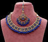 Gold & Royal Blue Necklace Set