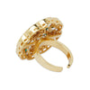 Kundan Ring with Green Stones
