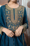 Elegant Blue Ladies Suits