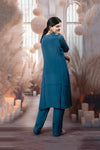 Elegant Blue Ladies Suits