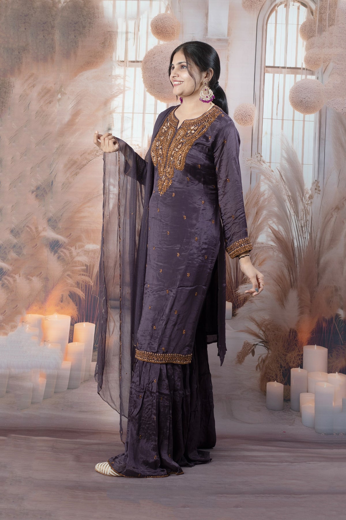 Trendy Purple Ladies Suits