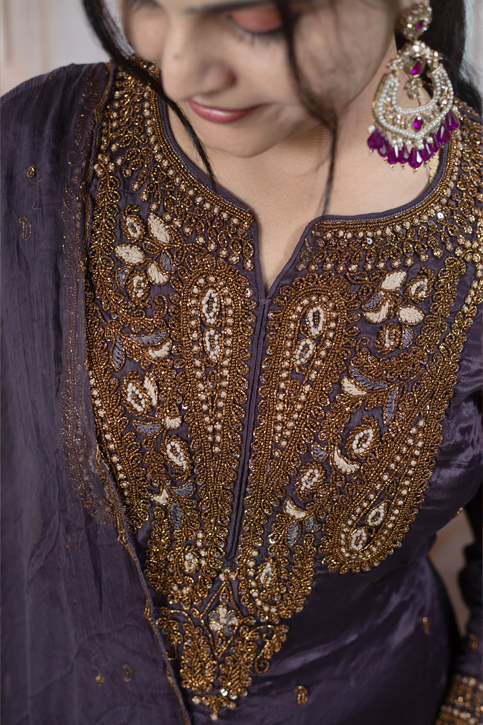 Trendy Purple Ladies Suits
