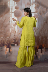 Elegant Yellow Ladies Suits