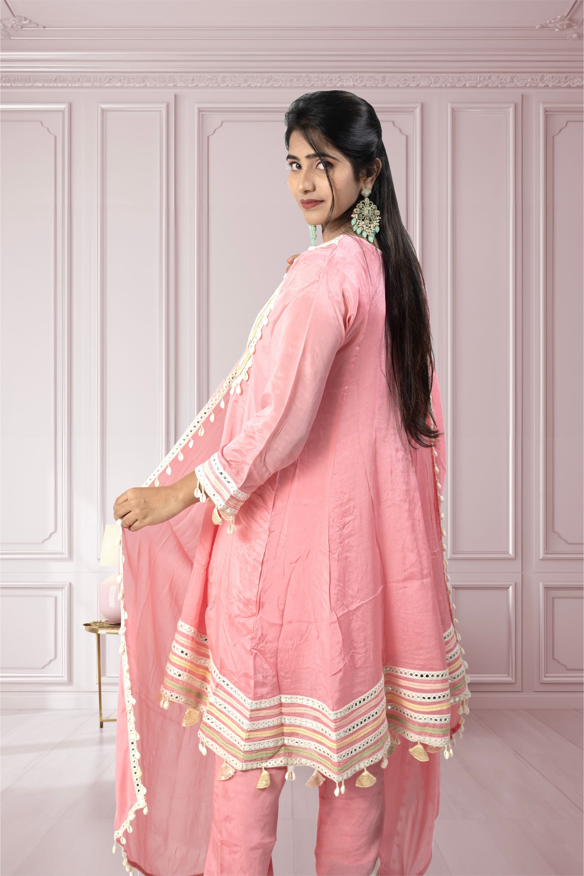 Trendy Pink Ladies Suits