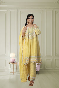 Trendy Yellow Ladies Suits