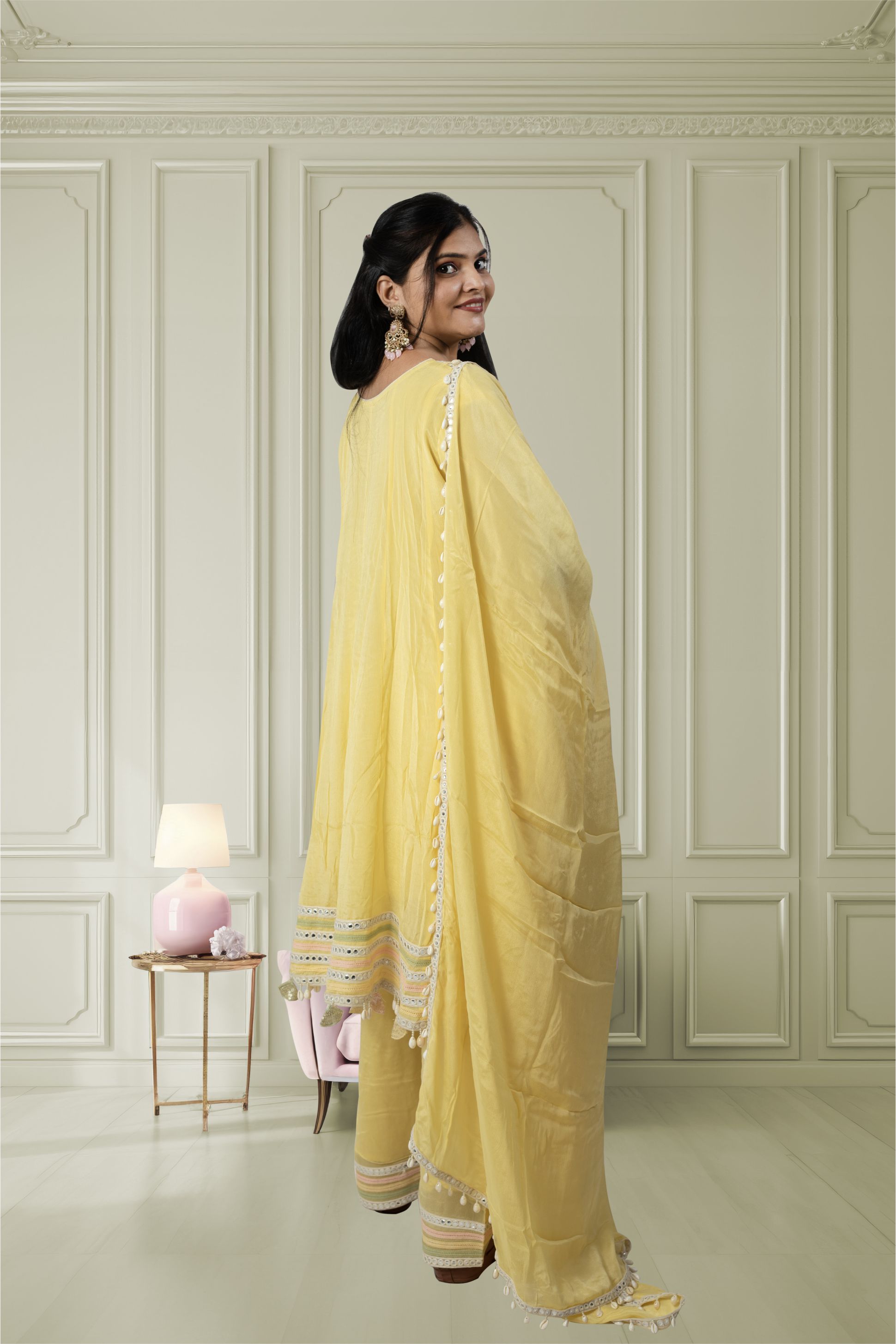 Trendy Yellow Ladies Suits