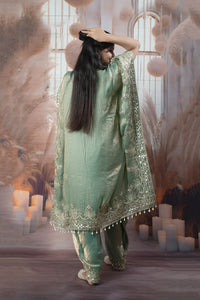 Trendy Green Kaftan Ladies Suits