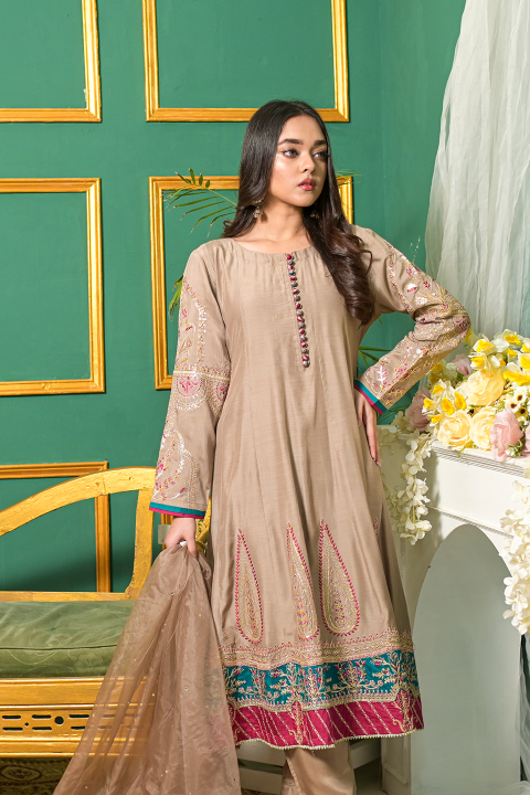 Buy Women's Pakistani Luxury Pret Online in USA – Roop Sari Palace