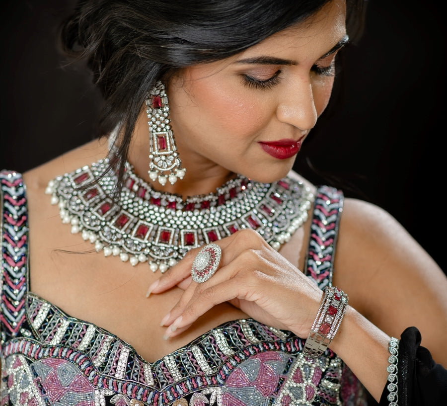 Roop sari jewelry