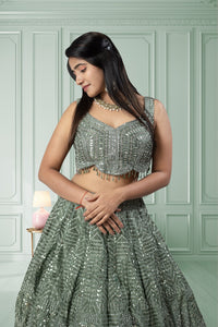 Latest Green Lehenga Choli