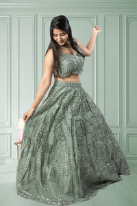 Latest Green Lehenga Choli