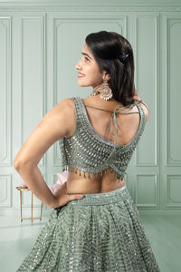Latest Green Lehenga Choli