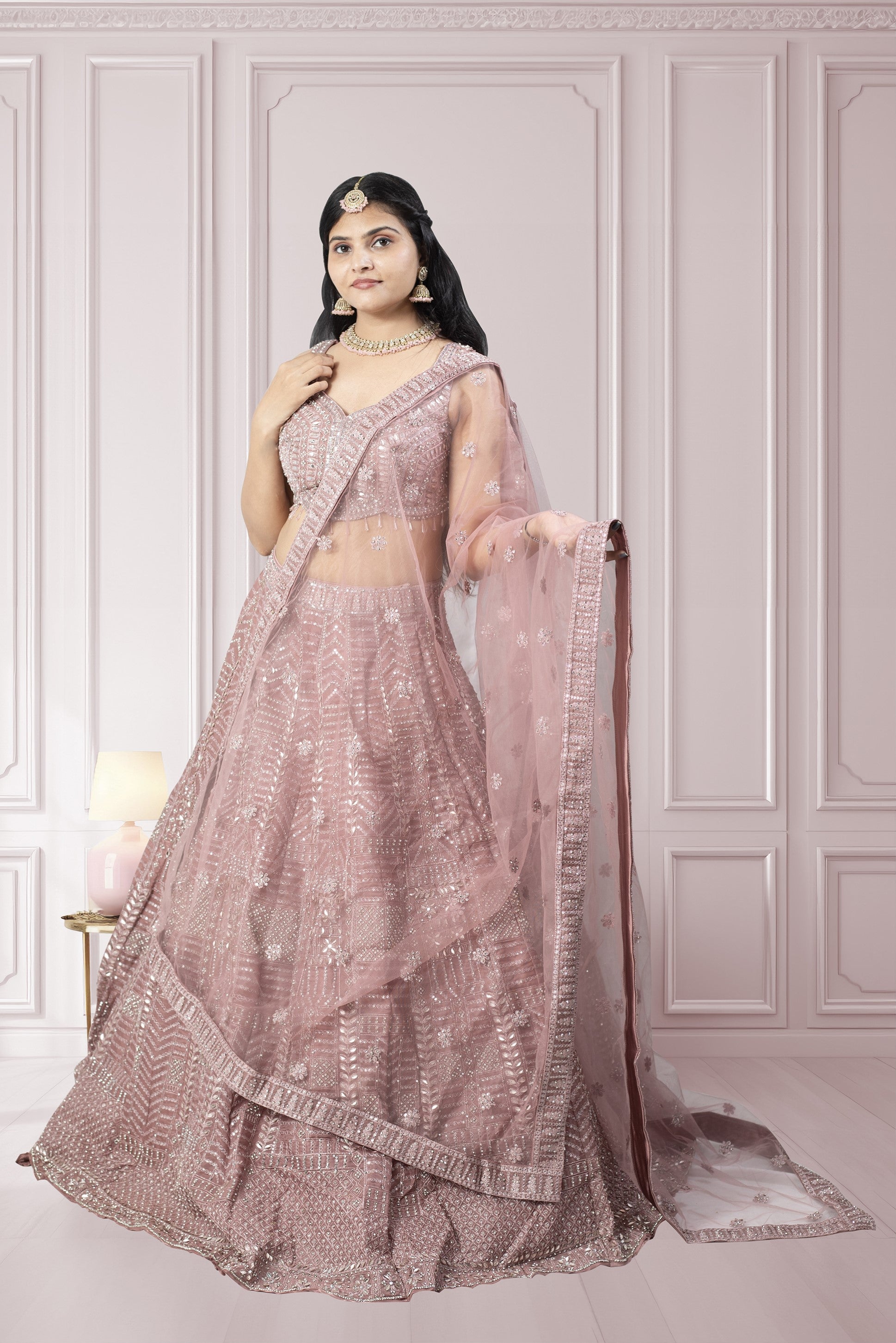 Latest Pink Lehenga Choli