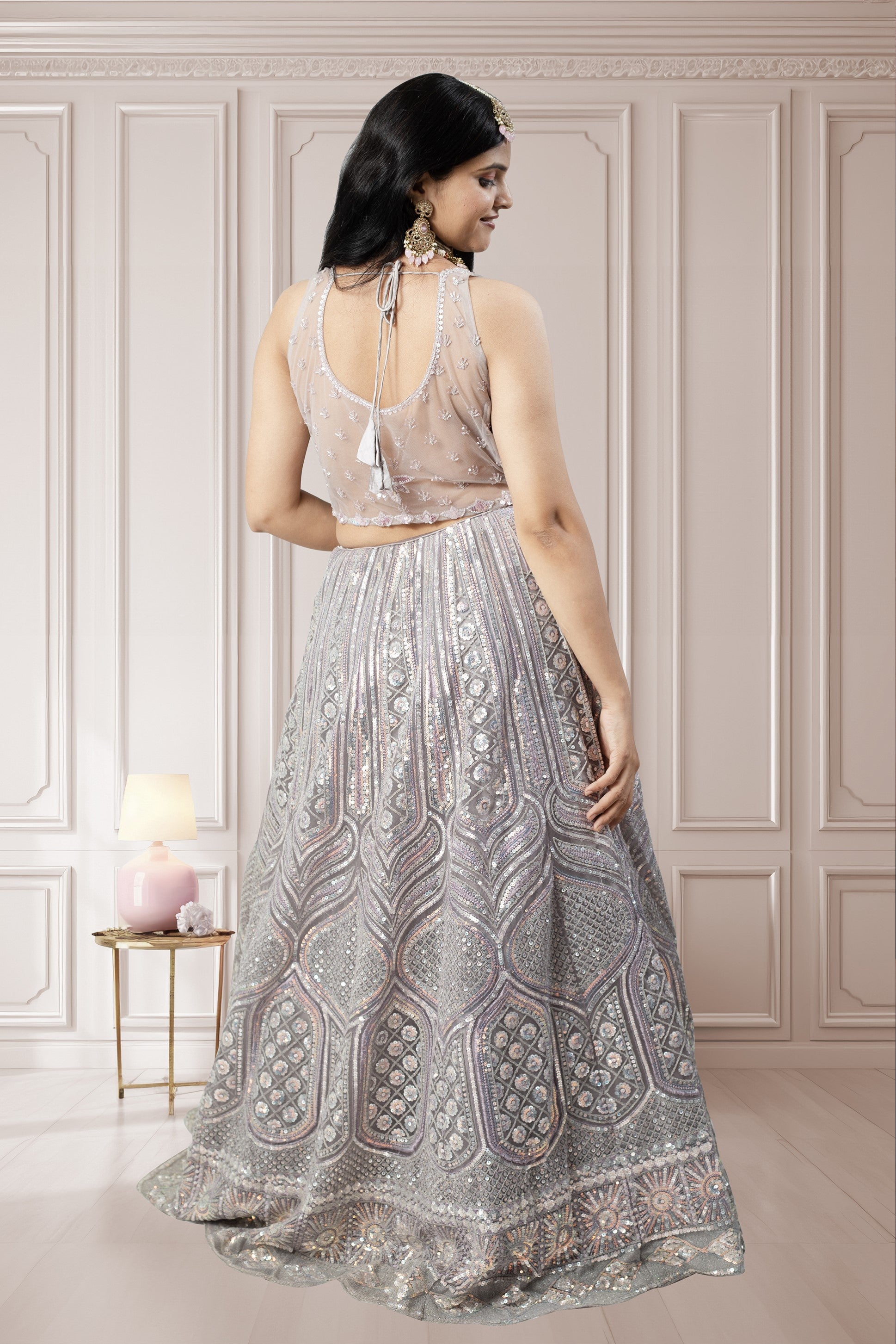 Latest Lavender Lehenga Choli