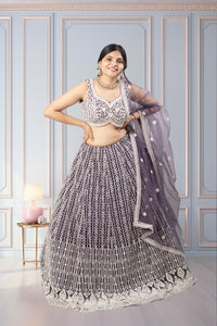 Latest Purple Color Lehenga Choli