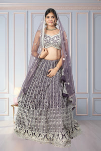 Latest Purple Color Lehenga Choli