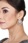 Silver American Diamond Earrings