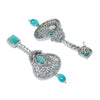 Sky Blue American Diamond Earrings