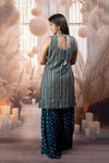 Trendy Teal Blue Ladies Suits