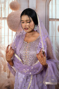 Latest Purple Ladies Suits