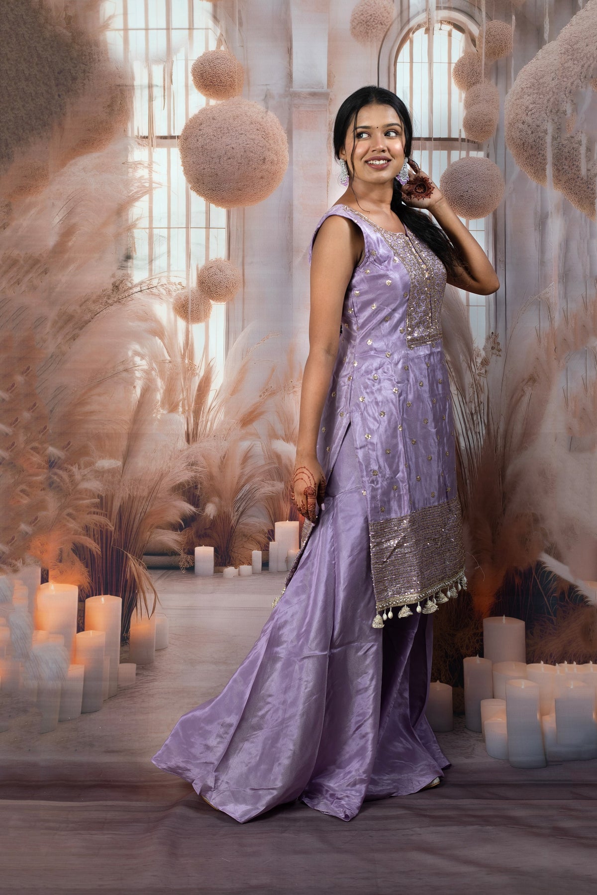 Latest Purple Ladies Suits