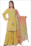 Gharara suit, designer gharara suits, bridal gharara suit, traditional gharara, gharara suit online, party wear gharara, Pakistani gharara suits, gharara dress, latest gharara designs, wedding gharara suit, embroidered gharara, heavy gharara suits, festive gharara, gharara suit for women, ethnic gharara.