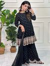 Gharara suit, designer gharara suits, bridal gharara suit, traditional gharara, gharara suit online, party wear gharara, Pakistani gharara suits, gharara dress, latest gharara designs, wedding gharara suit, embroidered gharara, heavy gharara suits, festive gharara, gharara suit for women, ethnic gharara.