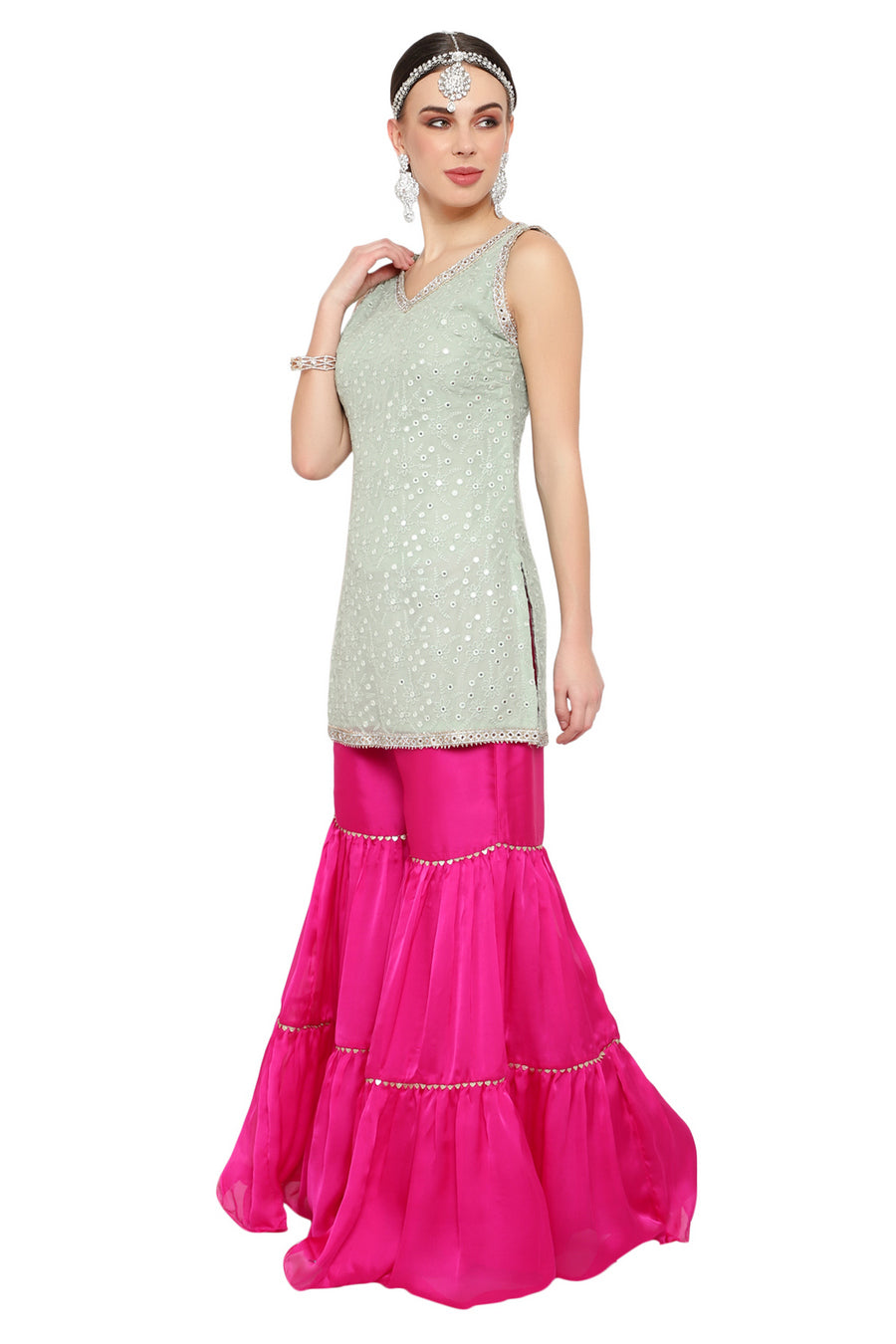 Gharara suit, designer gharara suits, bridal gharara suit, traditional gharara, gharara suit online, party wear gharara, Pakistani gharara suits, gharara dress, latest gharara designs, wedding gharara suit, embroidered gharara, heavy gharara suits, festive gharara, gharara suit for women, ethnic gharara.