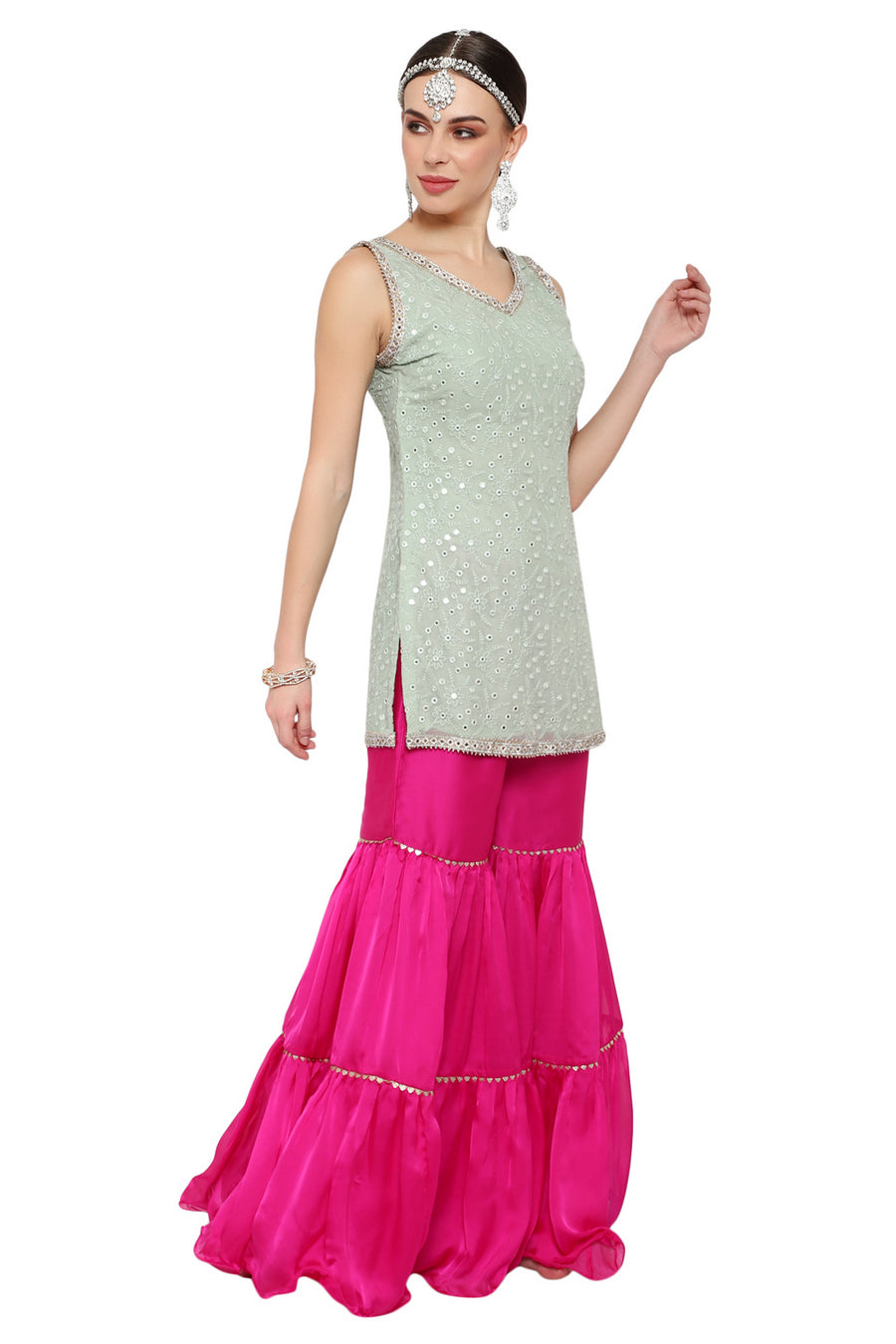 Gharara suit, designer gharara suits, bridal gharara suit, traditional gharara, gharara suit online, party wear gharara, Pakistani gharara suits, gharara dress, latest gharara designs, wedding gharara suit, embroidered gharara, heavy gharara suits, festive gharara, gharara suit for women, ethnic gharara.
