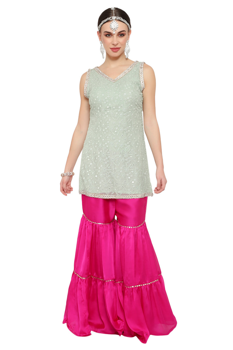 Gharara suit, designer gharara suits, bridal gharara suit, traditional gharara, gharara suit online, party wear gharara, Pakistani gharara suits, gharara dress, latest gharara designs, wedding gharara suit, embroidered gharara, heavy gharara suits, festive gharara, gharara suit for women, ethnic gharara.