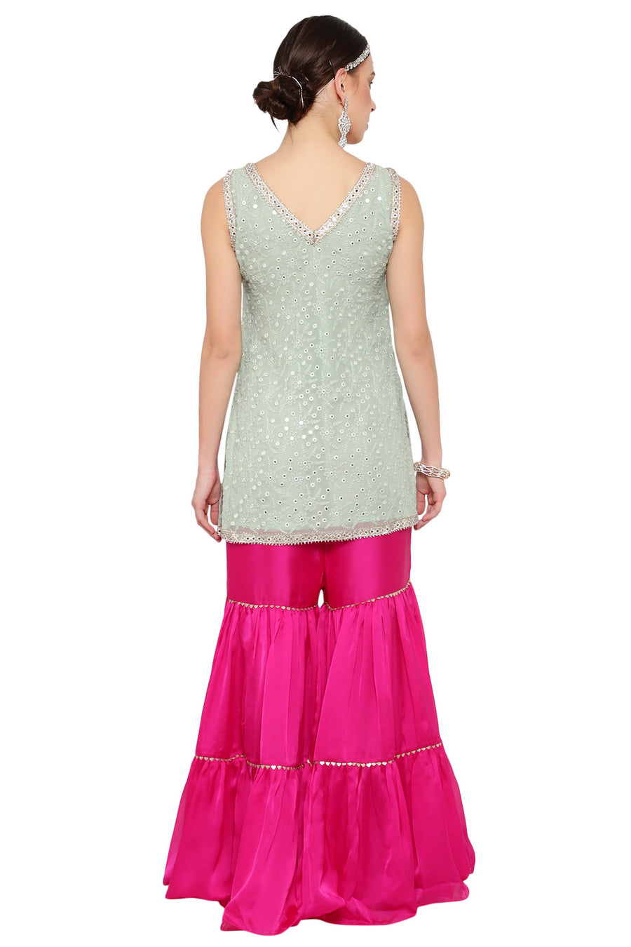 Gharara suit, designer gharara suits, bridal gharara suit, traditional gharara, gharara suit online, party wear gharara, Pakistani gharara suits, gharara dress, latest gharara designs, wedding gharara suit, embroidered gharara, heavy gharara suits, festive gharara, gharara suit for women, ethnic gharara.