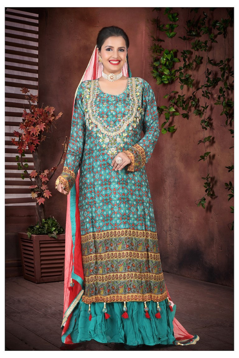 Gharara suit, designer gharara suits, bridal gharara suit, traditional gharara, gharara suit online, party wear gharara, Pakistani gharara suits, gharara dress, latest gharara designs, wedding gharara suit, embroidered gharara, heavy gharara suits, festive gharara, gharara suit for women, ethnic gharara.
