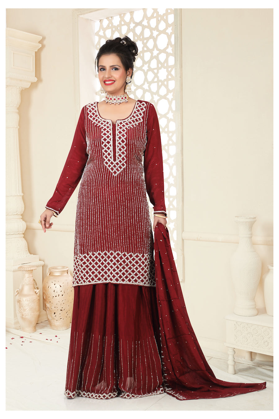 Gharara suit, designer gharara suits, bridal gharara suit, traditional gharara, gharara suit online, party wear gharara, Pakistani gharara suits, gharara dress, latest gharara designs, wedding gharara suit, embroidered gharara, heavy gharara suits, festive gharara, gharara suit for women, ethnic gharara