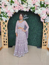 Lavender color Lehenga Choli with Heavy Work Blouse and Dupatta.