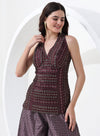Maroon Color Ladies Suit with Dupatta.