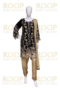 Black and Gold Suit