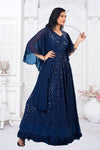 Ladies Gown with Beautiful Long Sleeves