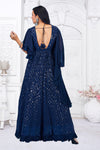 Ladies Gown with Beautiful Long Sleeves