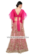 Two Tone Pink Lehenga Choli - Size 38