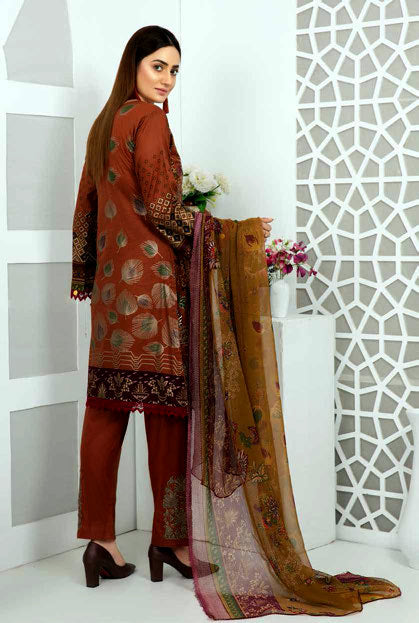 Brown Lawn Suit